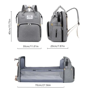 Multifunctional Baby Diaper Backpack Bag