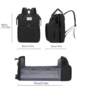 Insulated Pocket Diaper Backpack Bag