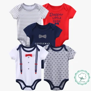 5-Pack Baby Boy Bodysuits