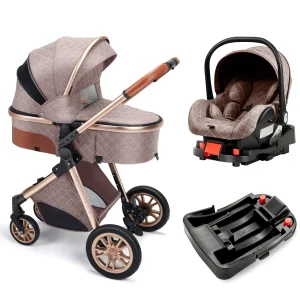 Luxury 3-in-1 Baby Stroller