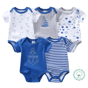 5-Pack Baby Boy Bodysuits